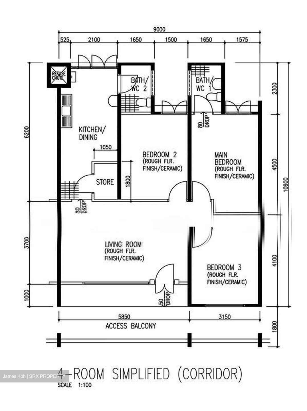 Blk 239 Serangoon Avenue 2 (Serangoon), HDB 4 Rooms #595060801